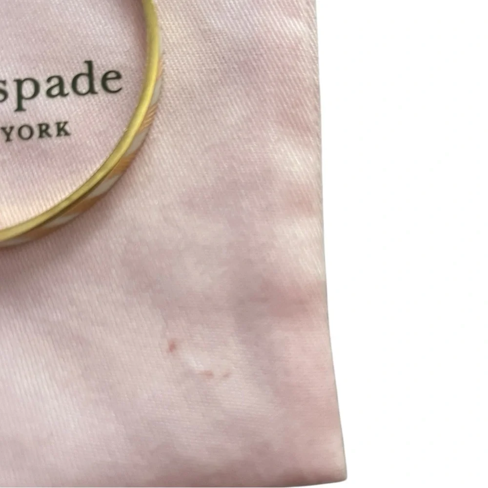Kate Spade New York Women’s Idiom Bracelet - Get Carried Away - White & Gold - Picture 6 of 11